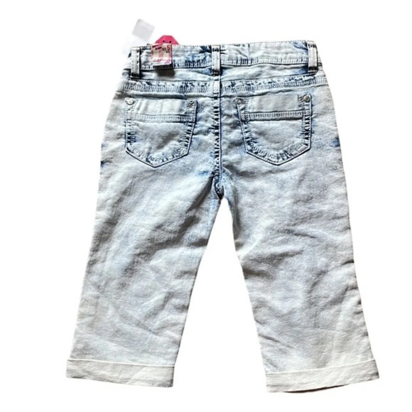 NWT Girl's Wallflower‎ Capri Jeans Size 5 - Picture 2 of 10